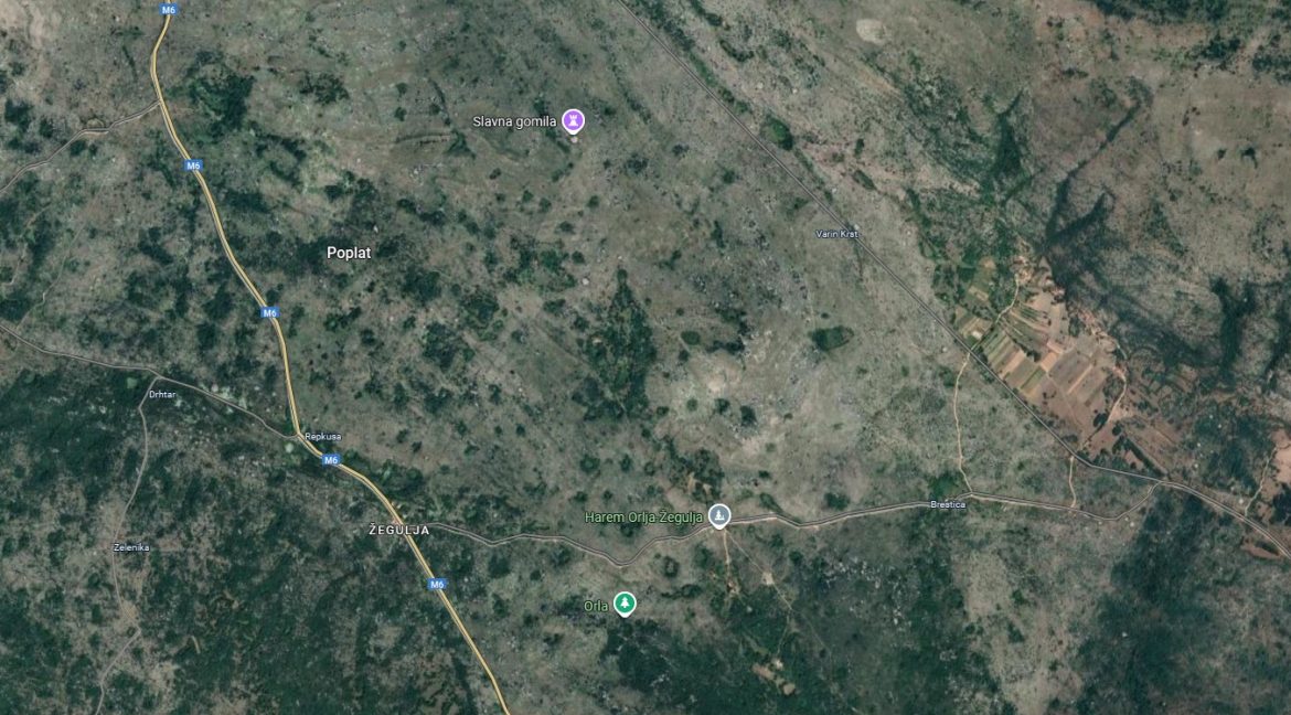 prodaja zemljišta na žegulji općina berkovići